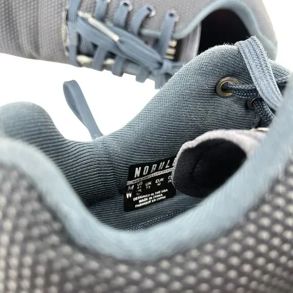 No Bull Outwork Strength Training Shoe Sneaker Mens 8.5 Womens 10 Navy Gum